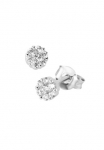 Smart Jewel Eleganti&scaron;kas Jewel pora auskarai &raquo;Bl&uuml;te Zirkonia Steine Silber 925&laquo;