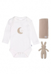 Liliput Rinkinys naujagimiui &raquo;Born in 2024&laquo; 3 dalių su mink&scaron;tas Musselintuch