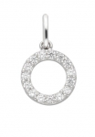 Adelia&acute;s Pakabukas &raquo;Damen 333 Wei&szlig;gold pakabukas su Zirkonia &Oslash; 83 mm&laquo; su Zirkonia dėl Moterims