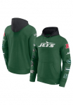 Fanatics Megztinis su gobtuvu &raquo; bliuzonas New York Jets Patched Out Fleece&laquo;