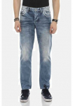 Cipo & Baxx Tiesaus kirpimo džinsai &raquo;DENIM&laquo; subtilus Džinsai im Regular Fit-Schnitt CD594