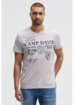 CAMP DAVID Palaidinė apvalia i&scaron;kirpte i&scaron; medvilnė