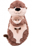 Nici Mink&scaron;tas žaislas &raquo;Otter Oda & Odalina 40 cm&laquo; fig&uuml;rlich enth&auml;lt recyceltes audinys