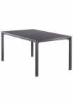 sieger EXKLUSIV Sodo stalas i&scaron;skleidžiamas 165/225/285x95x74cm Aluminiumgestell graphit / vivodur-Tischplatte Schieferoptik anthrazit