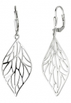 JOBO Pora auskarai &raquo;Blatt&laquo; 925 Silber