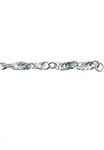 Adelia&acute;s Grandinėlė ant kojos &raquo;Damen 925 Silber Singapur Fu&szlig;kettchen 25 cm &Oslash; 35 mm&laquo; Silberschmuck dėl Moterims