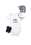 Liliput Rinkinys naujagimiui &raquo;Little rebel&laquo; 3 in maritinem Design
