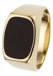 JOBO Žiedas 585 Gold su Onyx