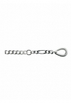 Adelia&acute;s Grandinėlė ant kojos &raquo;925 Silber Figaro Fu&szlig;kettchen 25 cm&laquo; 25 cm 925 Sterling Silber Silberschmuck dėl Moterims
