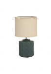 Pauleen Stalinis &scaron;viestuvas &raquo;Glowing Midnight max20W beige/green matinis 230V Stoff/Keramik&laquo; E14 E14