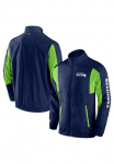 Fanatics Lakūno stiliaus striukė &raquo; Striukė Seattle Seahawks Woven Track&laquo;