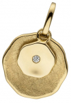 JOBO Pakabukas &raquo;Anh&auml;nger eismatt&laquo; 585 Gold su deimantas 001 ct.