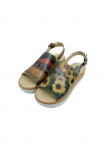 DOGO Basutės &raquo;Gigi sandalai Sunflowers Moterims Sandalen&laquo; Handgefertigt