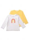 Liliput Mar&scaron;kinėliai ilgomis rankovėmis &raquo;Regenbogen&laquo; 2 vnt. i&scaron; mink&scaron;tas Baumwoll-Material