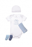 Liliput Rinkinys naujagimiui &raquo;Little and Loved&laquo; 5 su niedlichem ra&scaron;tas