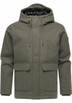Ragwear Striukė &raquo;Mr Them Felt YOUMODO&laquo; su gobtuvas Warmer Herren Vilnonis paltas su dydžiai Pattentaschen