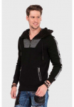 Cipo & Baxx Megztinis su gobtuvu &raquo;Pullover&laquo; 1 Stk. su madingas detalės