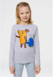 LOGOSHIRT Mar&scaron;kinėliai ilgomis rankovėmis &raquo;Sendung su der Kompiuterinė pelė - Kompiuterinė pelė & Elefant&laquo; su coolem ra&scaron;tas
