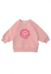 Liliput Sportinio stiliaus megztinis &raquo;Add a little confetti rosa&laquo; su niedlichem Statement-Print