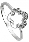 JOBO Žiedas &raquo;Ring Blume su 11 Zirkonia&laquo; 925 Silber
