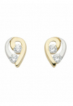 Adelia&acute;s Pora auskarai &raquo;1 pora 333 Gold auskarai / auskarai su Zirkonia&laquo; 333 Gold su Zirkonia Goldschmuck dėl Moterims