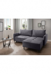 Home affaire Kampinė sofa &raquo;Mara L-Form madingas audinys Bezug ir tolle spalvos siauras Armlehnen&laquo; whlw. su BettfunktionRecamiere links/rechts montierbar plotis 238cm