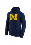 Fanatics Megztinis su gobtuvu &raquo; bliuzonas Michigan Wolverines Primary Logo Graphic&laquo;