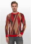 Rusty Neal Megztinis im Colorblock-Design