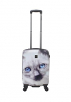 Saxoline&reg; Lagaminas &raquo;White Cat&laquo; su niedlichem Katzenmotiv