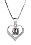 COLLEZIONE ALESSANDRO Sidabrinė grandinėlė &raquo;Heart&laquo; i&scaron; 925 Sterling Silber