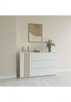 Home affaire Komoda &raquo;Kommode Calera su Durys 3 Stalčius ir MDF-Lamellen&laquo; komoda B/H/T 125/798/35 cm