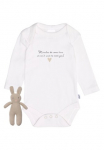 Liliput Rinkinys naujagimiui &raquo;Miracles do come true- we cant wait to meet you&laquo; 2 su niedlichem Strickhasen