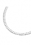 Smart Jewel Eleganti&scaron;kas Jewel grandinėlė &raquo;Panzerkette diamantiert massiv Silber 925&laquo;