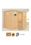 Karibu Pirtis &raquo;Soraja&laquo; rinkinys Ofen 9 kW Bio externe Strg easy