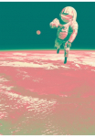 Komar Tapetai &raquo;Digitaldruck Vlies - Spacewalk - Gr&ouml;&szlig;e 200 x 280 cm&laquo; ra&scaron;tuotas glatt vaikų kambario baldų komplektas