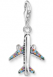 THOMAS SABO Pakabukas &raquo;Flugzeug&laquo; su Glas-Keramik Stein