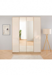 rauch Spinta &raquo;Kleiderschrank spinta Kabykla KOLUNA su Stiklinės durelės ir Spiegel&laquo; plotis 181/226/271/315 cm auk&scaron;tis 210/229 cm ir 2 Innenschubladen sowie extra lentyna pagamintas in GERMANY