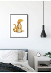 Komar Paveikslas &raquo;Cute Animal Lizard&laquo; Tiere 1 Stk. dalys paveikslas zur dekoracija - be grotelės