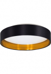 EGLO LED lubinis &scaron;viestuvas &raquo;Maserlo&laquo; LED-Modul 1 Stk. Warmwei&szlig; Stofflampe Maserlo2 &Oslash;38 x H9 cm LED-Platine Textilschirm