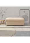 DOMO collection Kojų kėdutė &raquo;Dundee passende Erg&auml;nzung zum Mega-Sofa&laquo; pflegeleichter subtilus Strukturstoff in Chenille-Optik