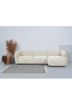 Home affaire Kampinė sofa &raquo;OSTRUP Rundsofa L-Form Naturt&ouml;ne Boucle&laquo; plotis 280 cm organische forma su sanften Rundungen