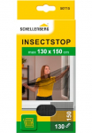 SCHELLENBERG Fliegengitter-Gewebe &raquo;f&uuml;r langas be bohren&laquo; rinkinys 1 Stk. dalys Apsauginis tinklelis nuo vabzdžių ir Befestigungsband 130 x 150 cm anthrazit wei&szlig;