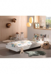 Vipack Vaiki&scaron;ka lova &raquo;Modulo stapelbares Viengulė lova ir Rolllattenrost 2 Farben&laquo; B/H/T ca. 2036x938x48cm Fu&szlig; Smile massiv Bettseiten MDF lackiert Liegefl&auml;che 90/200 cm einzeln arba kaip 2vnt. rinkinys erh&auml;ltlich
