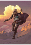Komar Tapetai &raquo;Digitaldruck Vlies - Mandalorian Escape - Gr&ouml;&szlig;e 200 x 280 cm&laquo; ra&scaron;tuotas glatt vaikų kambario baldų komplektas