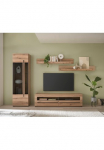 Home affaire Sekcija &raquo;Cantara moderne sekcija Wohnzimmer-Set in Eiche Evoke arba Wei&szlig;&laquo; rinkinys
