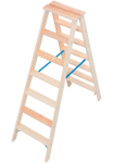 KRAUSE Dvipusės kopėčios &raquo;STABILO&laquo; mediena 2x7 keletas sluoksnių Arbeitsh&ouml;he ca. 245 cm