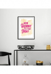 queence Paveikslas &raquo;HOW HORNY IS THAT THEN?&laquo; Humor | Dekoracija | Spr&uuml;che & Texte 1 Stk. dalys HD Premium Poster-Druck ir Holzrahmen