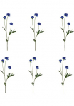 Creativ green Dirbtinė gėlė &raquo;Kornblume&laquo; im 6vnt. rinkinys