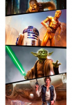 Komar Tapetai &raquo;Digitaldruck Vlies - Star Wars Moments Rebels - Gr&ouml;&szlig;e 120 x 200 cm&laquo; ra&scaron;tuotas glatt vaikų kambario baldų komplektas