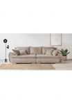 Home affaire Didelė sofa &raquo;Katja B: 275 cm - OTTO. Verl&auml;ssliche Qualit&auml;t.&laquo; Labai didelė sofa su 4 Pagalvėlė sėdėjimui